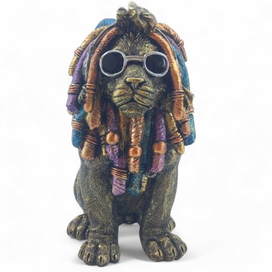 Löwe Rasta, klein - zum Schließen ins Bild klicken