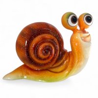 Schnecke orange, groß