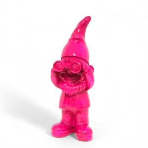 Zwerg Fernglas magenta, H58cm