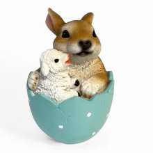 Hase & Lamm im Ei