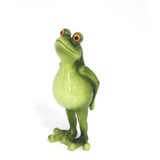 Frosch stehend - zum Schließen ins Bild klicken