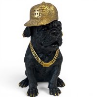 Hund mit Cap, groß