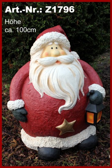dicker Weihnachtsmann rot - zum Schließen ins Bild klicken