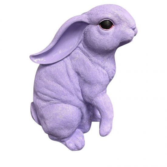 Hase groß, lila - zum Schließen ins Bild klicken