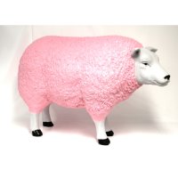 Schaf groß, rosa