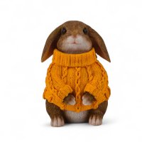 Hase mit Pulli orange