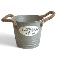 Zinktopf Flowers