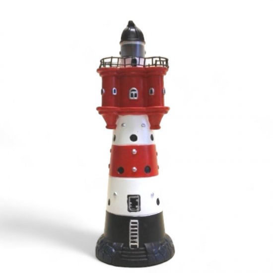 Leuchtturm 90cm mit Kabel - zum Schließen ins Bild klicken