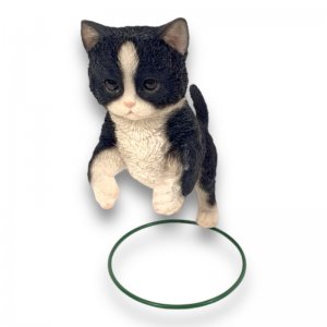 Katze springend