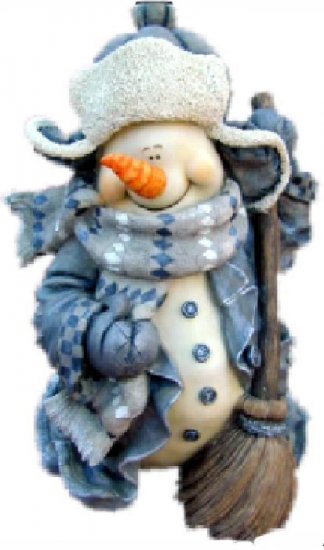 Schneemann russisch, groß - zum Schließen ins Bild klicken