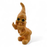 Zwerg mit Brille,orange Zwerg mit Brille,orange