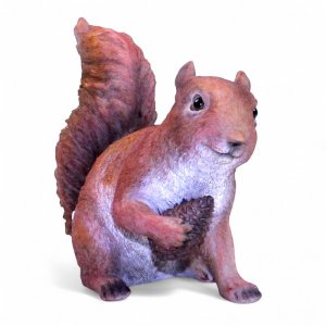Eichhörnchen mit Zapfen