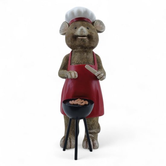 Maus mit Grill - zum Schließen ins Bild klicken