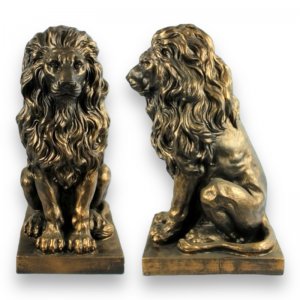 Löwe Bronze-Optik