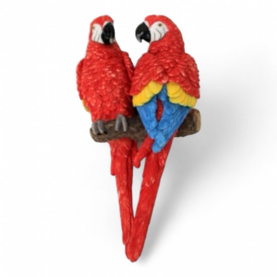 Papageien Wanddeko - zum Schließen ins Bild klicken