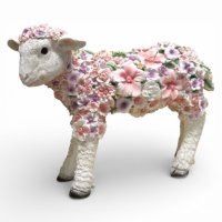 Blumen-Schaf stehend