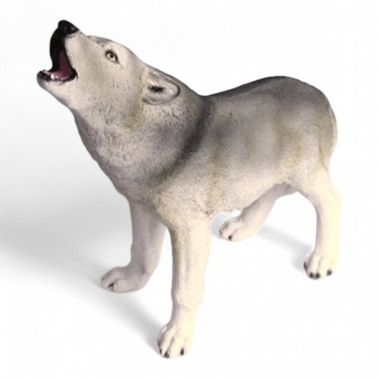 Wolf Kopf hoch - zum Schließen ins Bild klicken