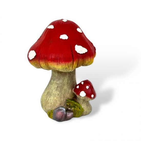 Fliegenpilz H 22cm - zum Schließen ins Bild klicken