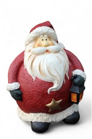 dicker Weihnachtsmann rot