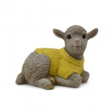 Schaf Pulli gelb (15678)