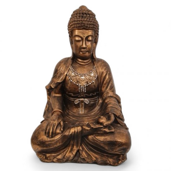 Buddha sitzend - zum Schließen ins Bild klicken