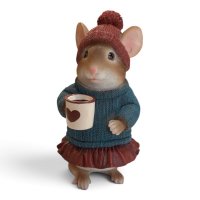 Maus mit Tasse, klein