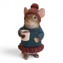 Maus mit Tasse, klein