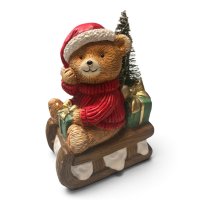 Bär auf Schlitten