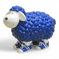 Schaf Turnschuhe blau