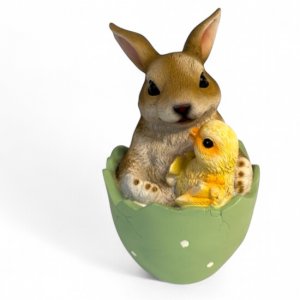 Hase & Kücken im Ei