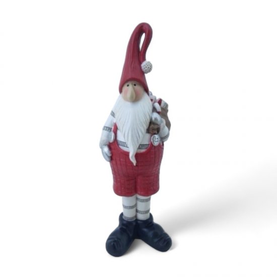 Weihnachtswichtel mit Sack - zum Schließen ins Bild klicken