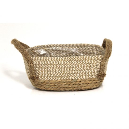 Korb oval, L24cm - zum Schließen ins Bild klicken