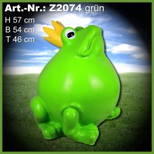 Froschkönig groß grün
