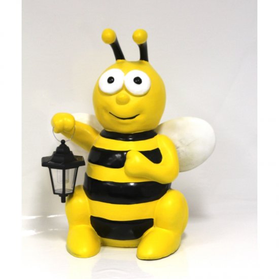 Biene mit Laterne - zum Schließen ins Bild klicken