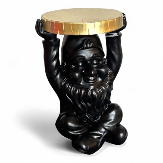 Zwerg Tisch schwarz - zum Schließen ins Bild klicken