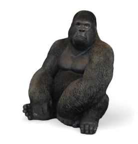 Gorilla sitzend