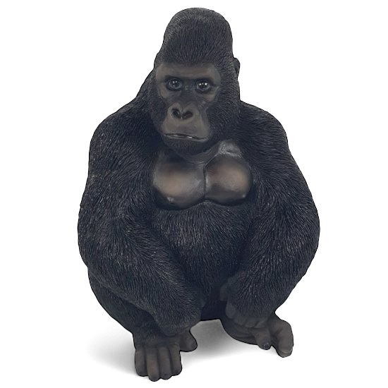 Gorilla sitzend - zum Schließen ins Bild klicken