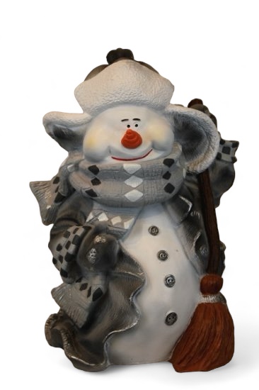 Schneemann russisch, klein - zum Schließen ins Bild klicken