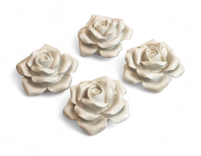 Rose 4-er Set - zum Schließen ins Bild klicken