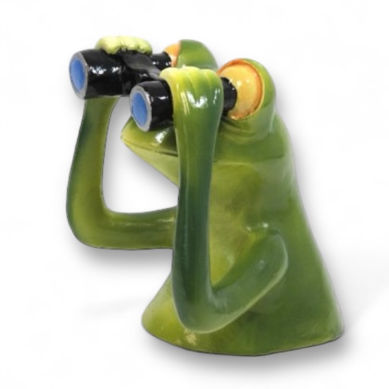 Frosch Fernglas Spanner - zum Schließen ins Bild klicken