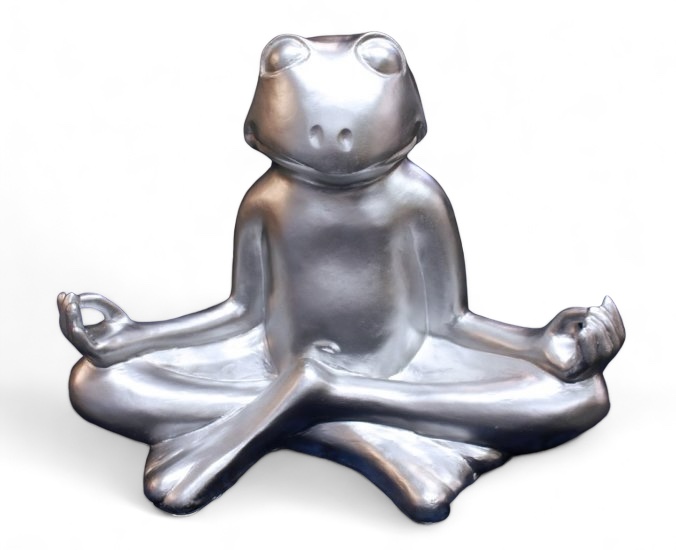Frosch Medi silber - zum Schließen ins Bild klicken